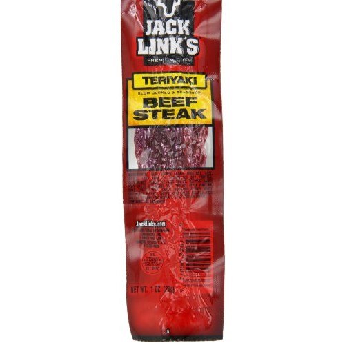 Jack Link’S Premium Cuts Beef Steak, Teriyaki, 1 Oz., 12 Count –