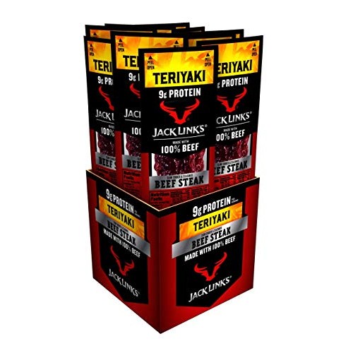Jack Link’S Premium Cuts Beef Steak, Teriyaki, 1 Oz., 12 Count –