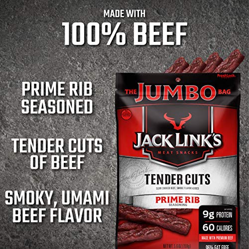 Jack Link’S Prime Rib Tender Cuts, Original, 5.6 Oz. Sharing Siz
