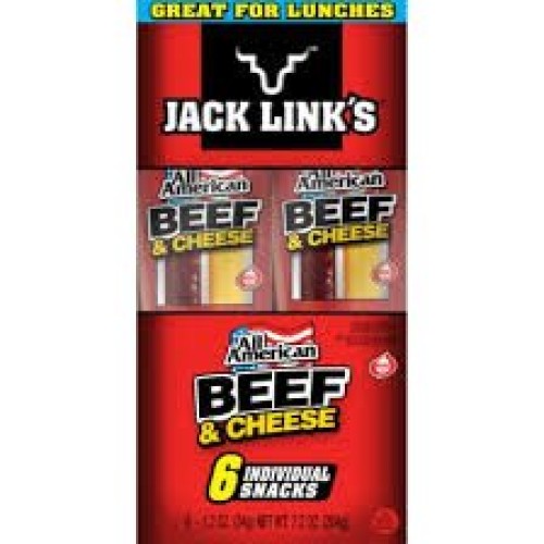 Jack Links Beef And American Cheese Box Of 3 Boxes Of 6