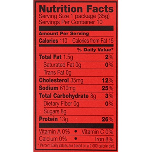 Jack Links Beef Jerky, Jalapeno Carne Seca, 1.25 Ounce Pack Of 10