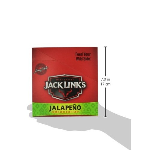 Jack Links Beef Jerky, Jalapeno Carne Seca, 1.25 Ounce Pack Of 10