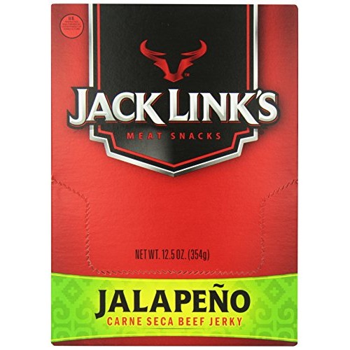 Jack Links Beef Jerky, Jalapeno Carne Seca, 1.25 Ounce Pack Of 10
