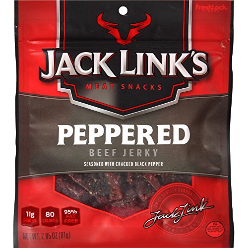 Jack Links Beef Jerky, Peppered, 2.85 Oz Pack Of 1