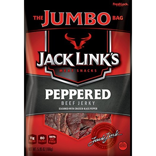 Jack Links Beef Jerky, Peppered, 5.85 Ounce