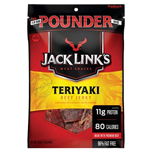 Jack Links Beef Jerky, Teriyaki, 16 Ounce Pack Of 1