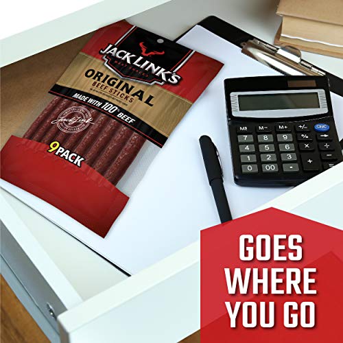Jack Links Beef Snack Sticks, Original, 27 Count Pack Of 3, 7.2