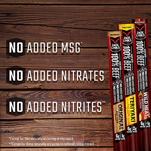 Jack Links Beef Sticks, 20 Count Variety Pack, 9 Original, 7