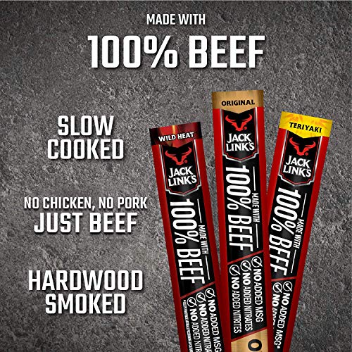 Jack Links Beef Sticks, 20 Count Variety Pack, 9 Original, 7