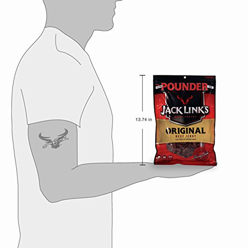 Jack Links Meat Snacks Beef Jerky, Original, 16 Ounce Pack Of 1