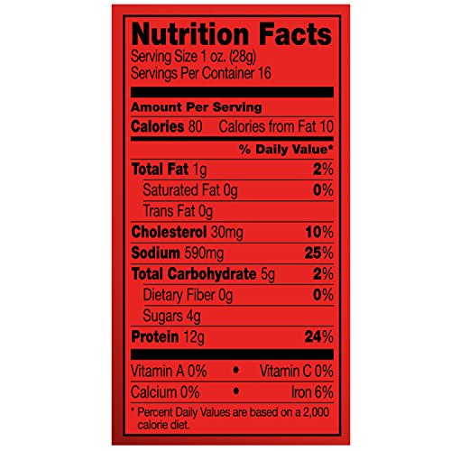 Jack Links Meat Snacks Beef Jerky, Original, 16 Ounce Pack Of 1