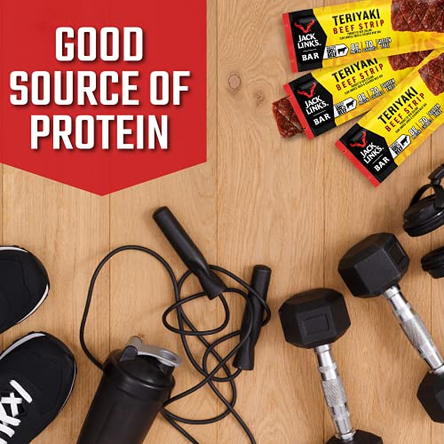 Jack Link’S Beef Strips, Teriyaki, 12 Count – Great Protein Bar,