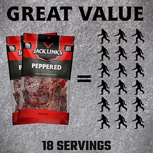 Jack Link’S Beef Jerky, Peppered, 2 9 Oz. Bags – Flavorful Eve