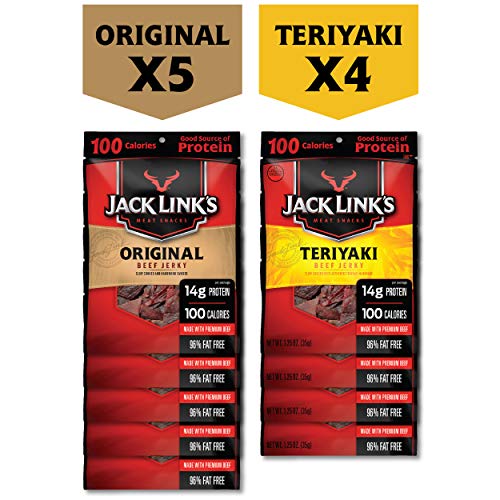 Jack Link’S Beef Jerky Variety Pack, 9 Count 1.25 Oz Bags – Va