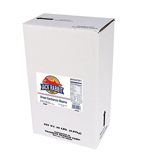 Jack Rabbit Dried Garbanzo Beans, 20 Lbs Box