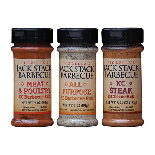 Fiorellas Jack Stack Barbecur Rub Bundle: 1 Jack Stack Meat &Amp; Po
