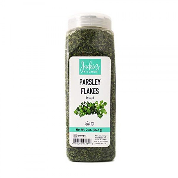 Jackies Kitchen Parsley Flakes, 2 Ounce Pack of 4
