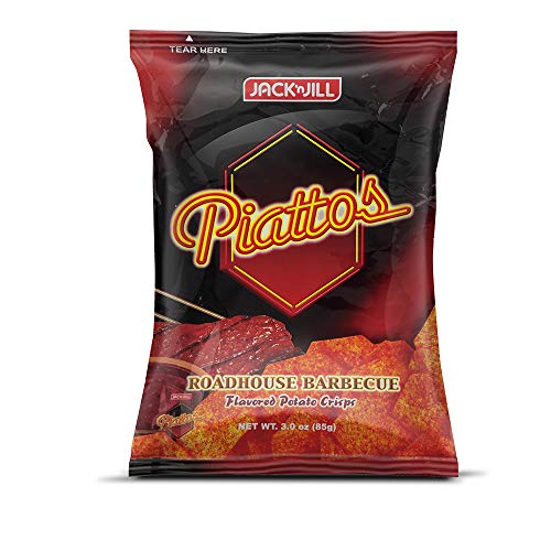 Jackn Jill Piattos Flavored Potato Crisps 2.8 Oz Road House Bbq