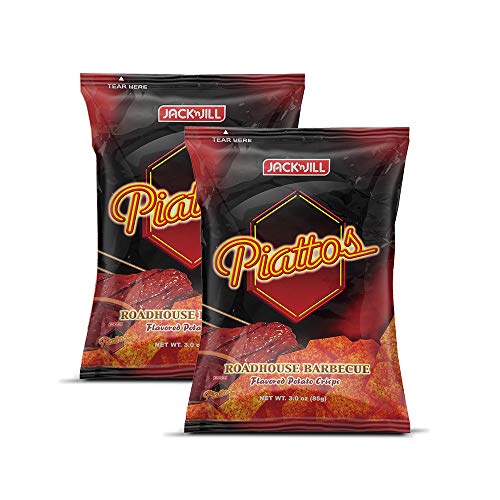 Jackn Jill Piattos Flavored Potato Crisps 2.8 Oz Road House Bbq