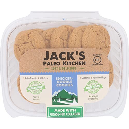 JACKS PALEO KITCHEN Snickerdoodle Paleo Cookie 12Pk, 7 OZ