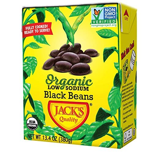 Jacks Organic Black Beans - Packed With Protein &Amp; Fiber, Heart
