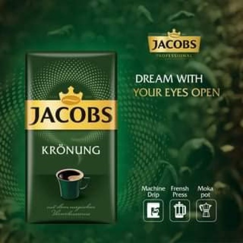 Jacobs Kronung Ground Coffee, Pack Of 2- 17.6Ounces Packing Ma