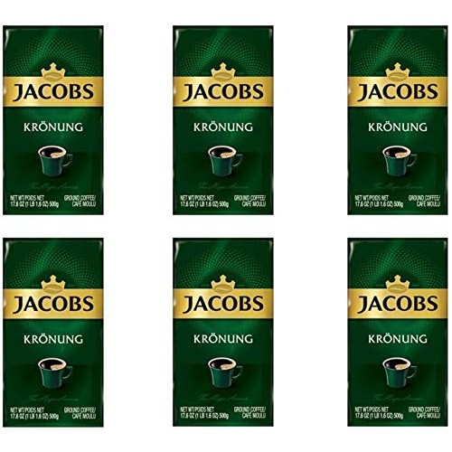 Jacobs Kronung, 17.6 Oz. Ground Coffee 6 Pack