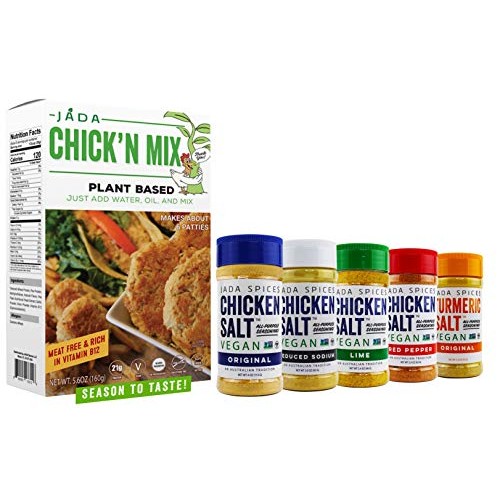 Vegan Chicken Protein &Amp; Chicken Salt &Amp; Turmeric Salt Seasoning 5