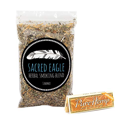 Sacred Eagle Herbal Smoking Blend With Unbleached Rolling Papers