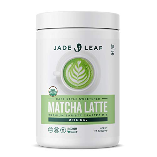 Jade Leaf Organic Matcha Latte Mix - Cafe Style Sweetened Blend