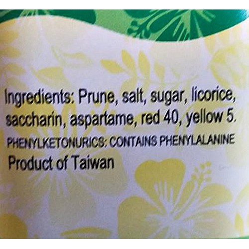 Jade Li Hing Mui Dried Plum Powder 3.5 Ounce Shaker Bottle