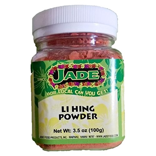 Jade Li Hing Mui Dried Plum Powder 3.5 Ounce Shaker Bottle