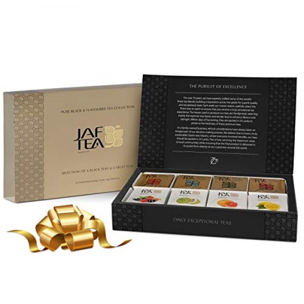Jaf Tea - Tea Sampler/Gift Set - Pure Black & Flavoured Tea Coll...