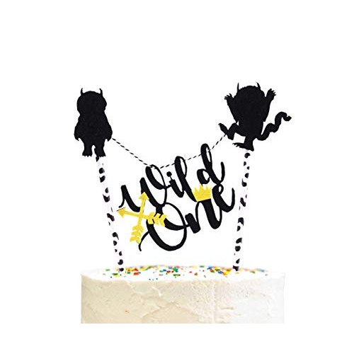 Wild One Birthday Cake Topper- Handmade Where The Wild Things Ar