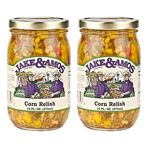 Jake &Amp; Amos Corn Relish 17Oz Jar 2 Pack