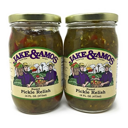 Jake &Amp; Amos Sweet Pickle Relish / 2 - 16 Oz. Jars