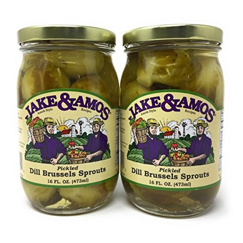 Jake &Amp; Amos Dill Brussel Sprouts / 2 - 16 Oz. Jars