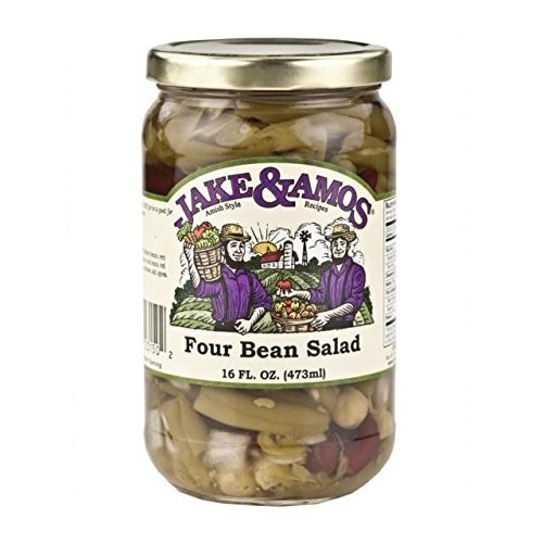 Jake &Amp; Amos Four Bean Salad, Pack Of 2 16 Oz. Jar