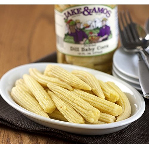 Jake &Amp; Amos Pickled Dill Baby Corn / 2 - 16 Oz. Jars