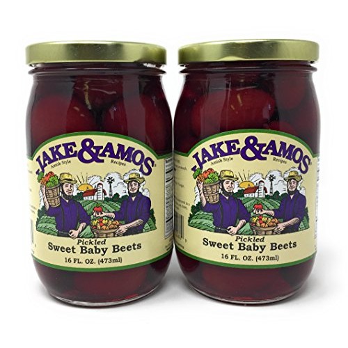 Jake &Amp; Amos - Pickled Sweet Tiny Baby Beets / 2 - 16 Oz. Jars