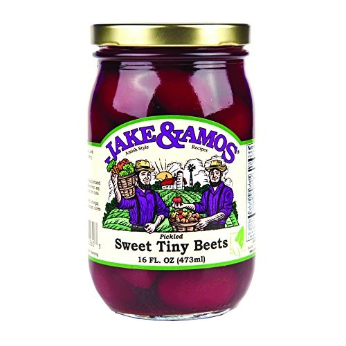 Jake &Amp; Amos Pickled Sweet Tiny Beets 16 Oz. 3 Jars - Original