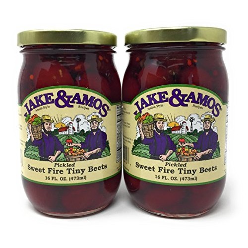 Jake &Amp; Amos - Sweet Fire Tiny Beets / 2 - 16 Oz. Jars