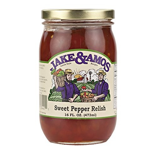 Jake &Amp; Amos Sweet Pepper Relish 16 Oz. 3 Jars