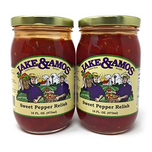 Jake &Amp; Amos Sweet Pepper Relish / 2 - 16 Oz. Jars