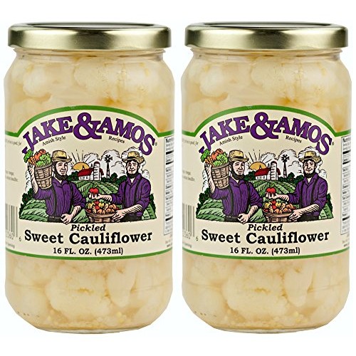 Jake &Amp; Amos - Sweet, Pickled Cauliflower/ 2 - 16 Oz. Jars