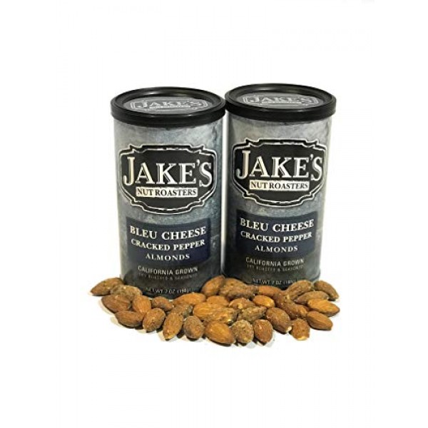 Jakes Nut Roasters Bleu Cheese Cracked Pepper Almonds 2 Pack ...