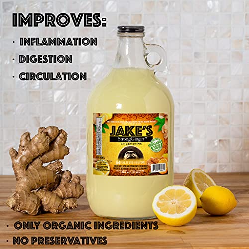 Jakes Strong Ginger 64oz Bottle