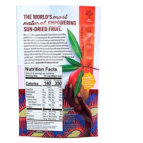 Jali Fruit Co. - Mango-Rama - Sun Dried Fruit - Dried Mango Slic