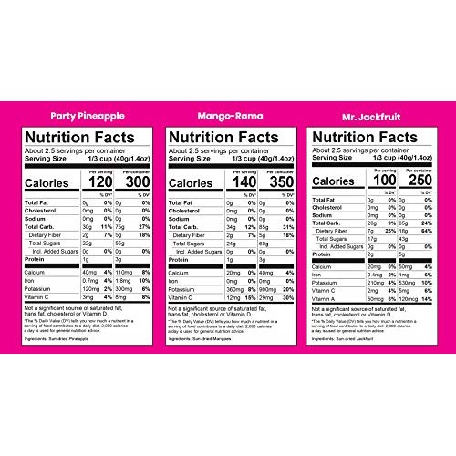 Jali Fruit Co. - Sun Dried Fruit Variety Pack - Healthy Snacks F