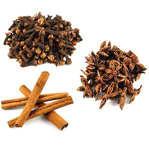Jalpur Millers Spice Combo Pack - Star Anise 100G - Cinnamon Qui